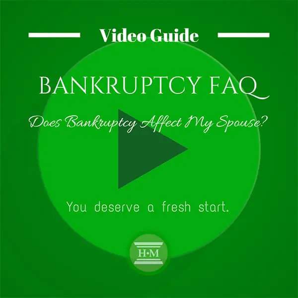 Bankruptcy and Your Spouse: FAQ Video