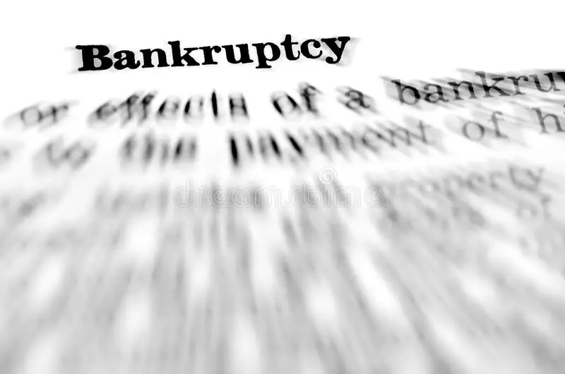 Bankruptcy Defined stock photo. Image of spent, creditor ...
