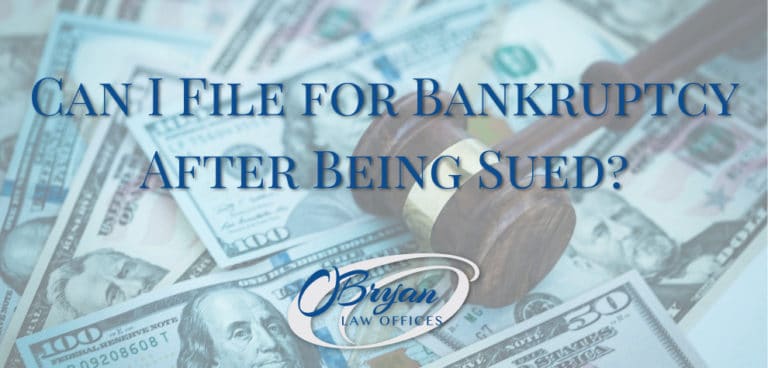 Can I File for Bankruptcy After Being Sued?