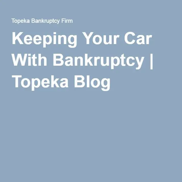 Can I keep my car after filing for bankruptcy?