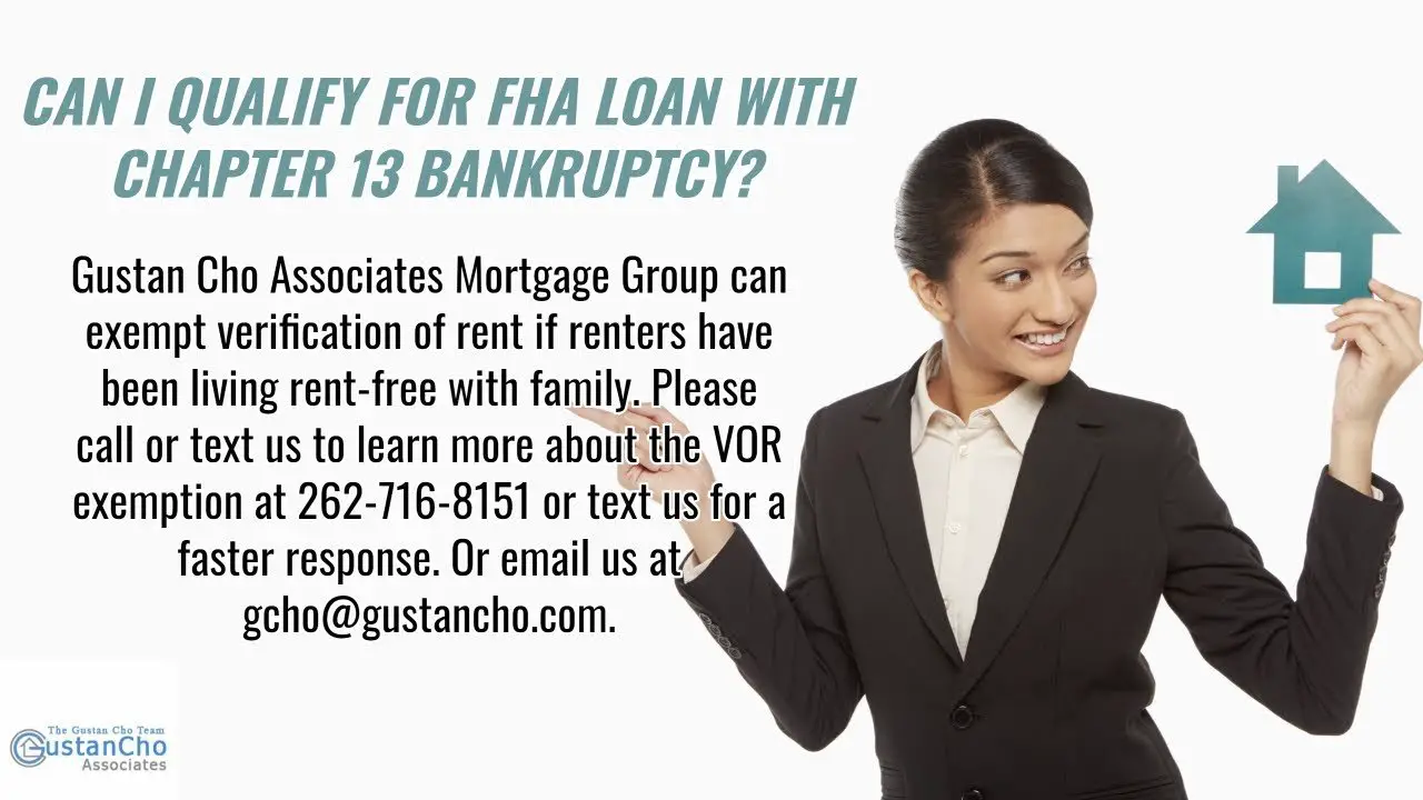 CAN I QUALIFY FOR FHA LOAN WITH CHAPTER 13 BANKRUPTCY ...