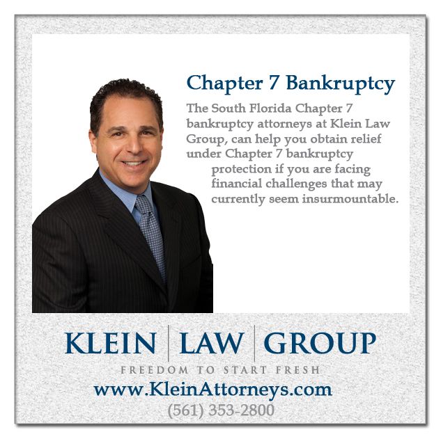 Chapter 7 bankruptcy lawyers @Klein Law Group, with offices located in ...
