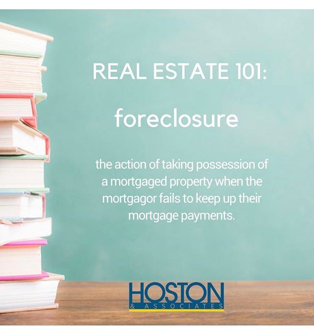 Everyone wants to buy a foreclosure right and its an important part of ...