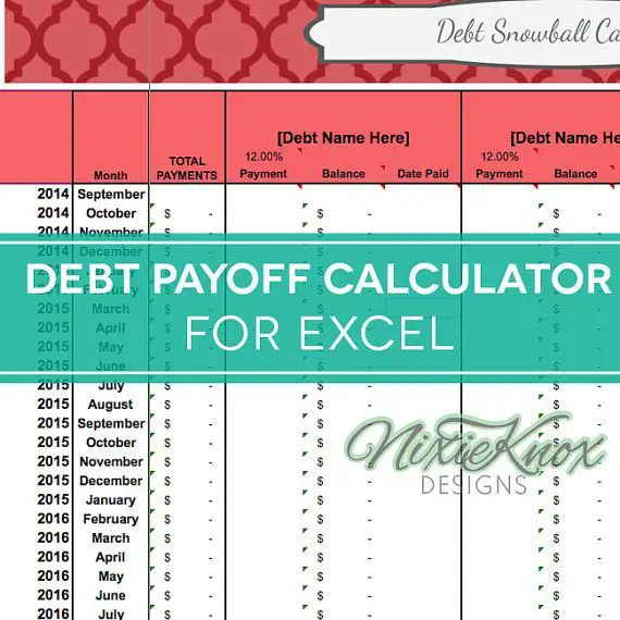 Excel Debt Payoff Template Collection