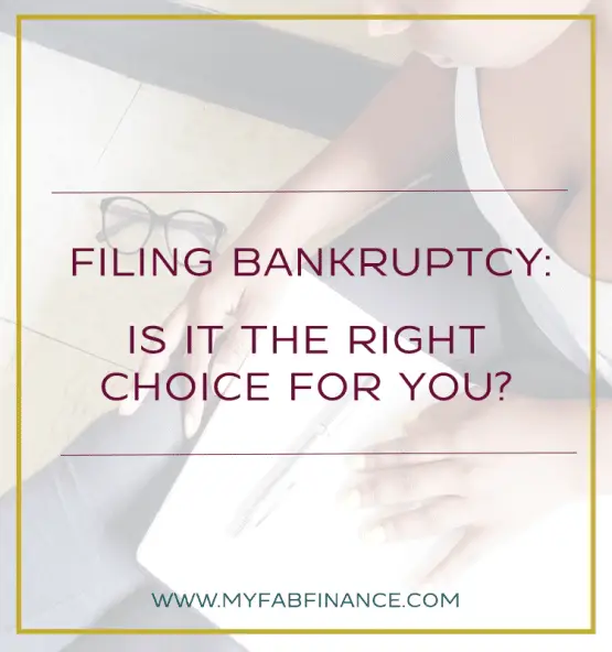 Filing Bankruptcy: Is it the Right Choice for You?