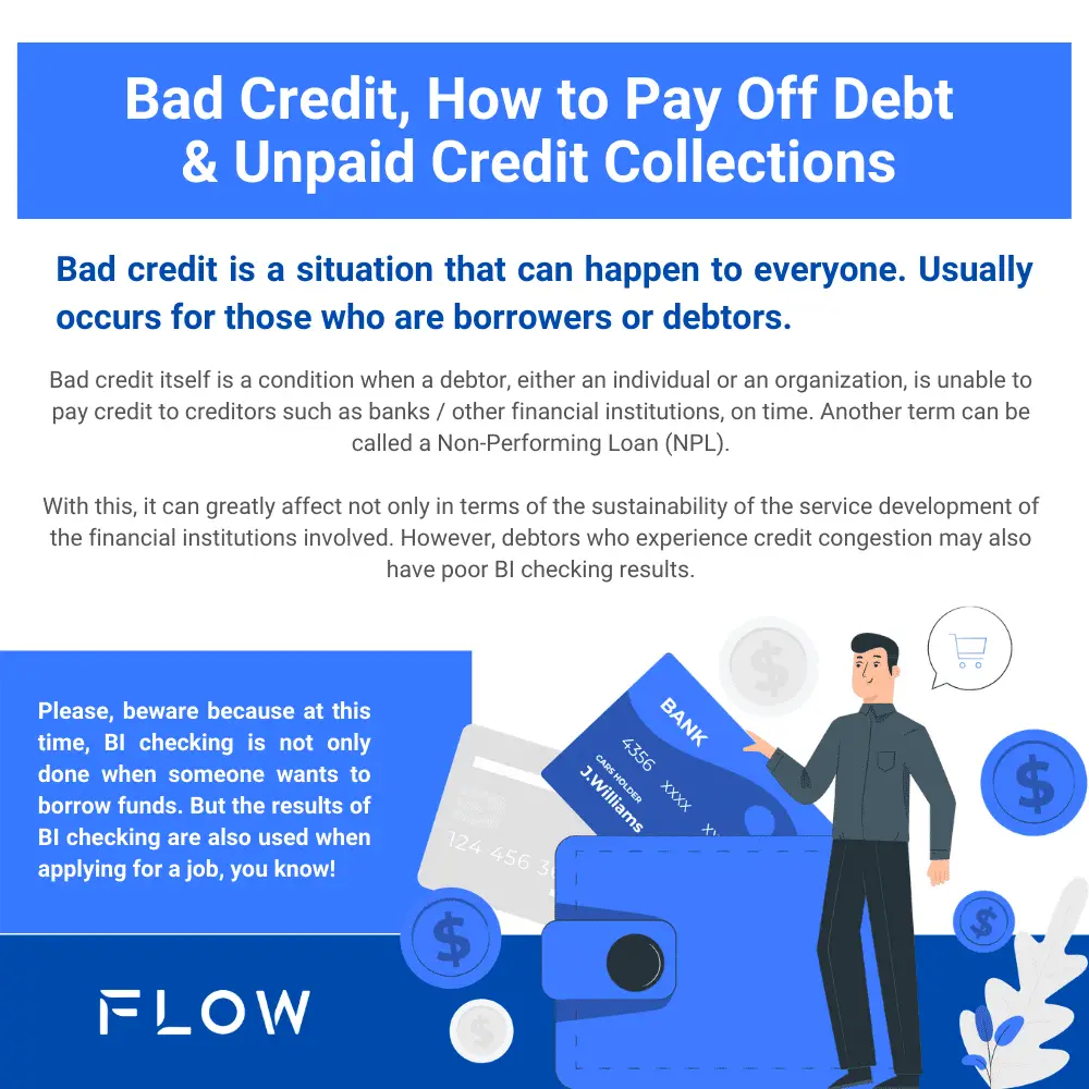 Flow Cares : Bad Credit, How to Pay Off Debt &  Unpaid Credit Collections