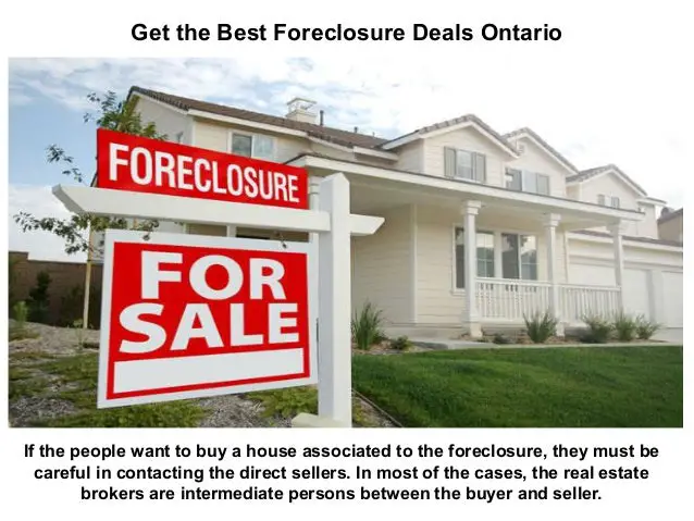 Get the best foreclosure deals ontario