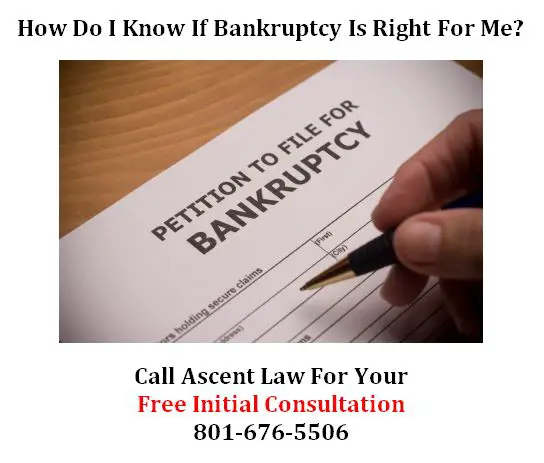 how do i know when filing for bankruptcy is a good idea