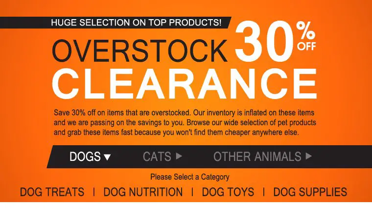 Overstock Clearance on Pet Supplies