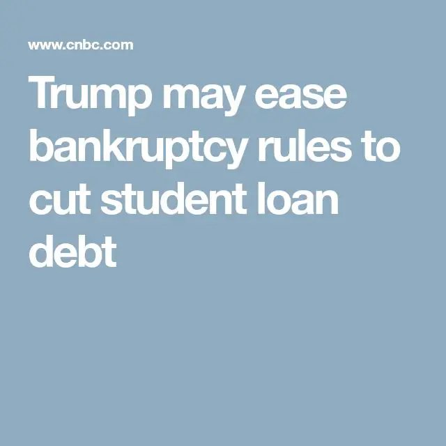 People with massive student debt hope Trump will let them declare ...