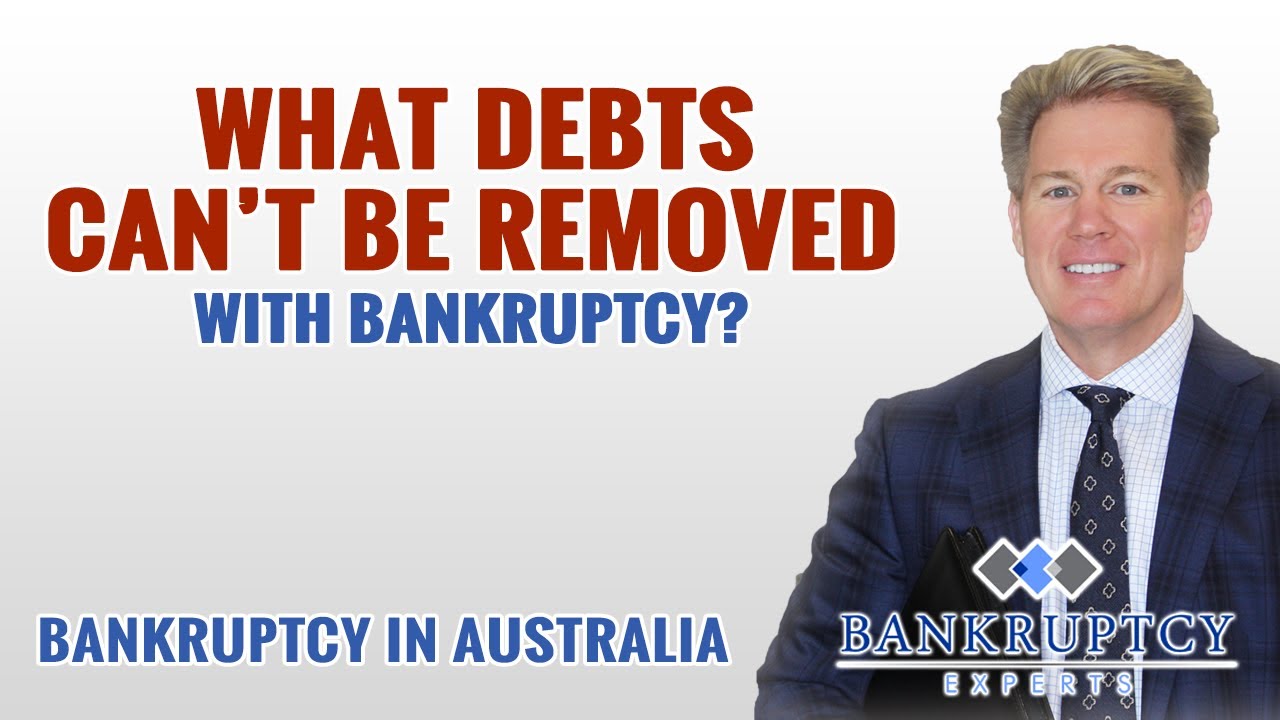 What debts are not removed with bankruptcy?